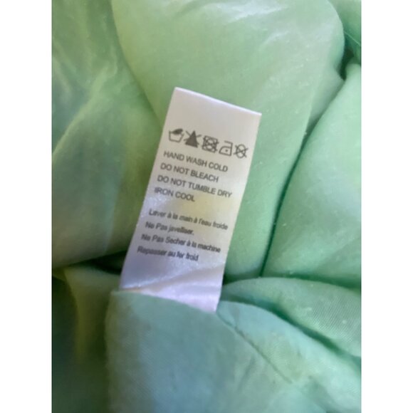 Sexy Green Medium Floral Spaghetti Strap Maxi Dress Chiffon boho Prairie Y2K - Picture 8 of 8